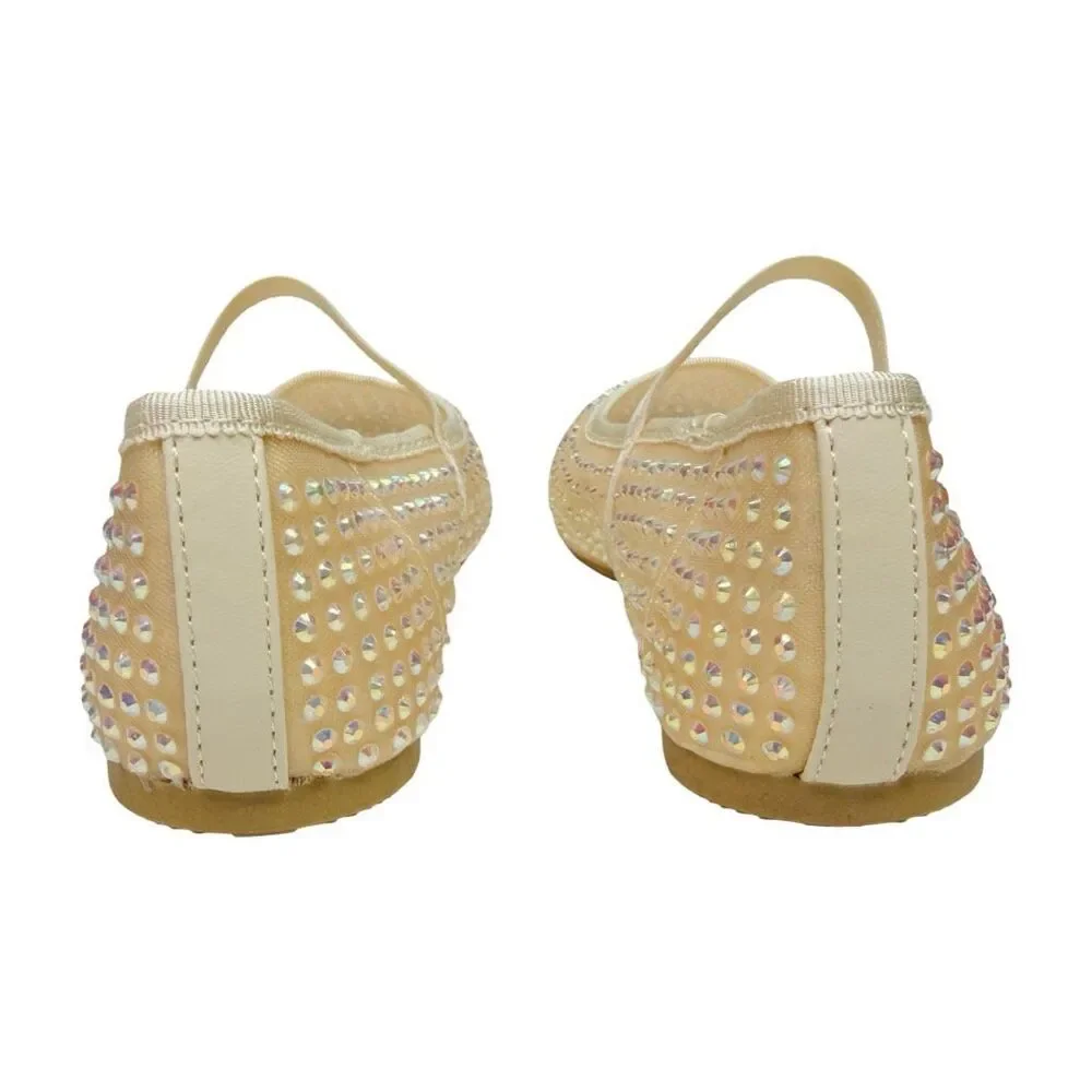 art class™ Faye Mesh Ballet Flats - Size 1 - Beige